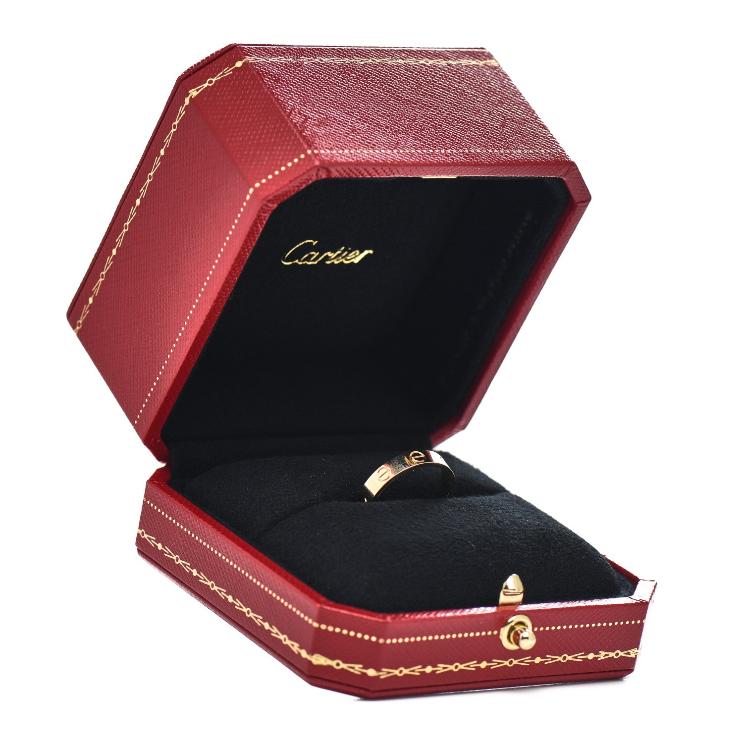 Cartier 18K Yellow Gold 3.5mm LOVE Wedding Band Ring 51 5.75 5 of 5