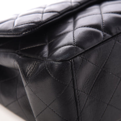 Chanel Lambskin Quilted Maxi Single Flap Black 11 of 16