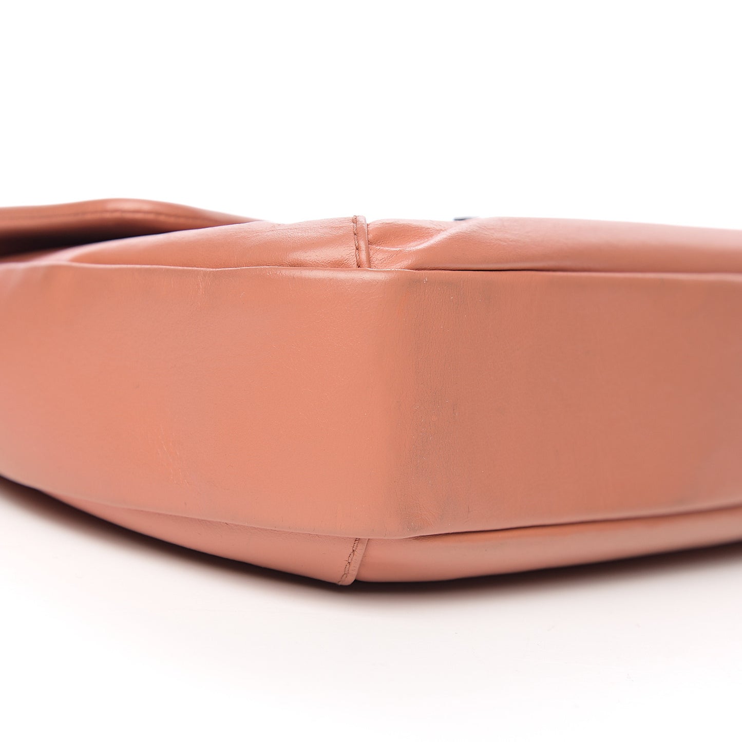 Calfskin Quilted Large Prestige Top Handle Flap Pink