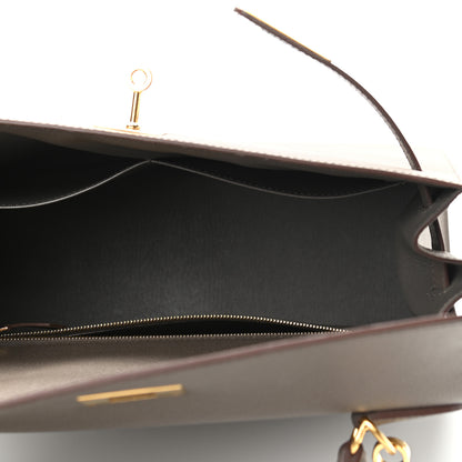 Hermes Epsom Kelly Sellier 32 Etain 4 of 10