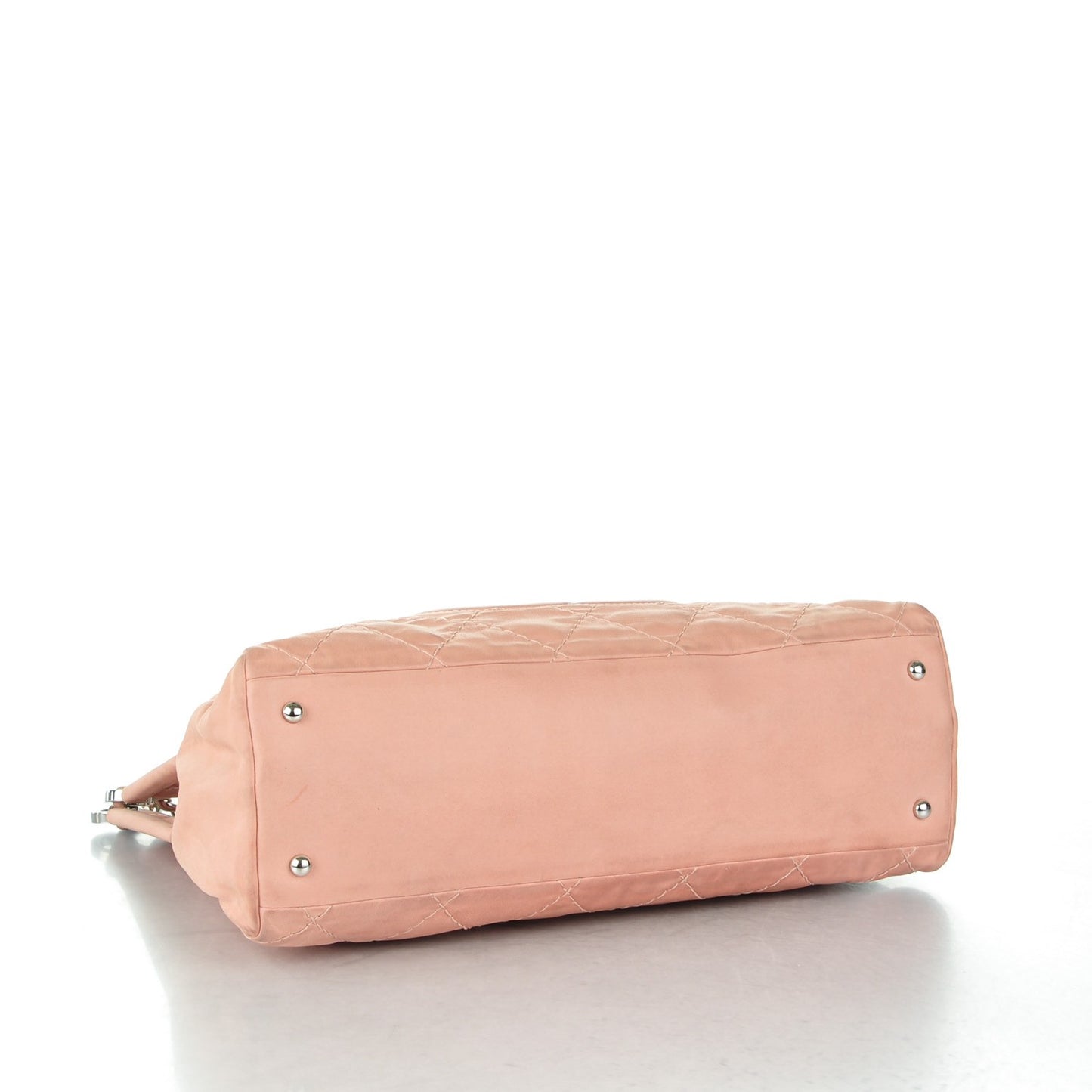 Iridescent Calfskin Small Sea Hit Tote Pink