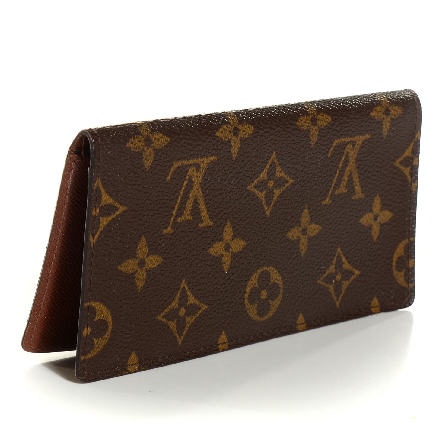 Monogram Simple Checkbook Holder Wallet