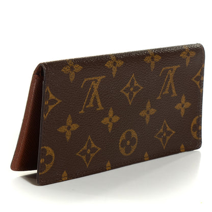 Louis Vuitton Monogram Simple Checkbook Holder Wallet 3 of 7