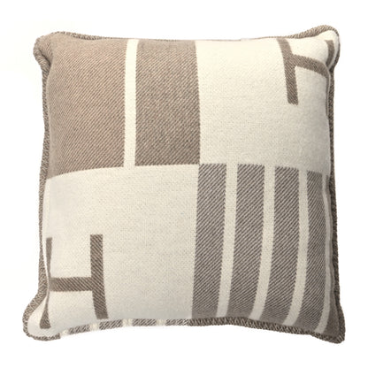 Hermes Wool Cashmere Avalon Vibration Pillow PM Coco Camomille 1 of 3