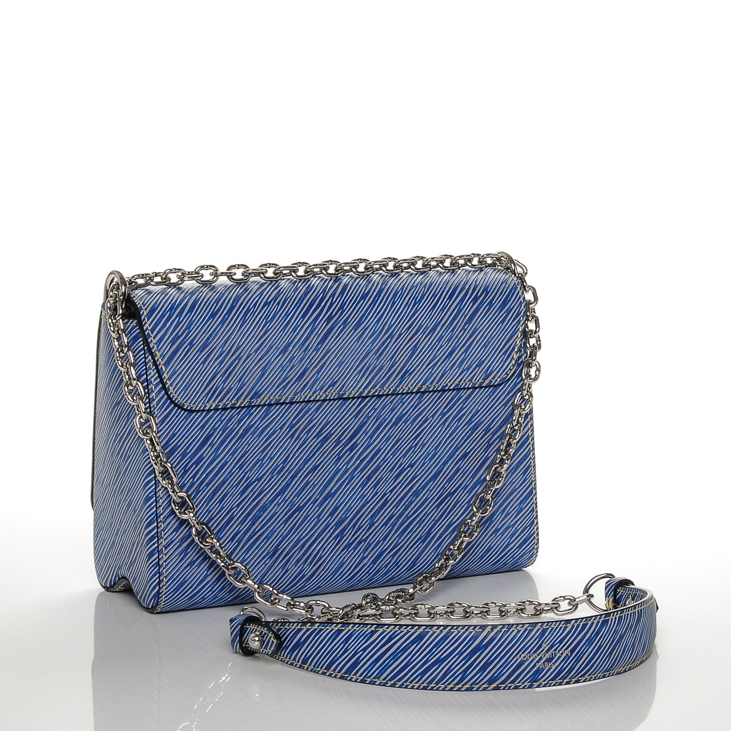 Louis Vuitton Epi Twist Shoulder Bag MM Denim Light 3 of 7