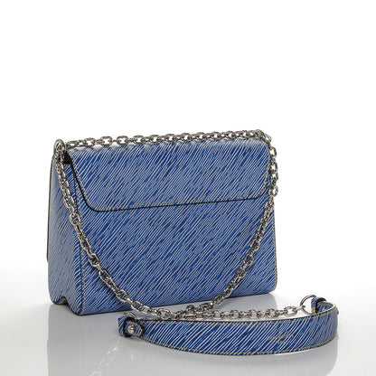 Louis Vuitton Epi Twist Shoulder Bag MM Denim Light 3 of 7