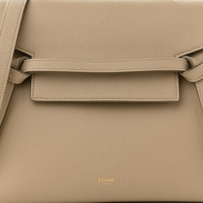 Celine Baby Grained Calfskin Micro Belt Bag Light Taupe 7 of 10