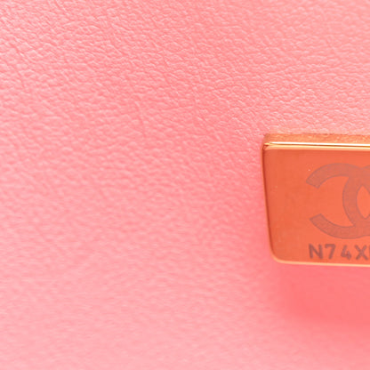 Chanel Caviar Quilted Small Double Flap Pink 7 of 10