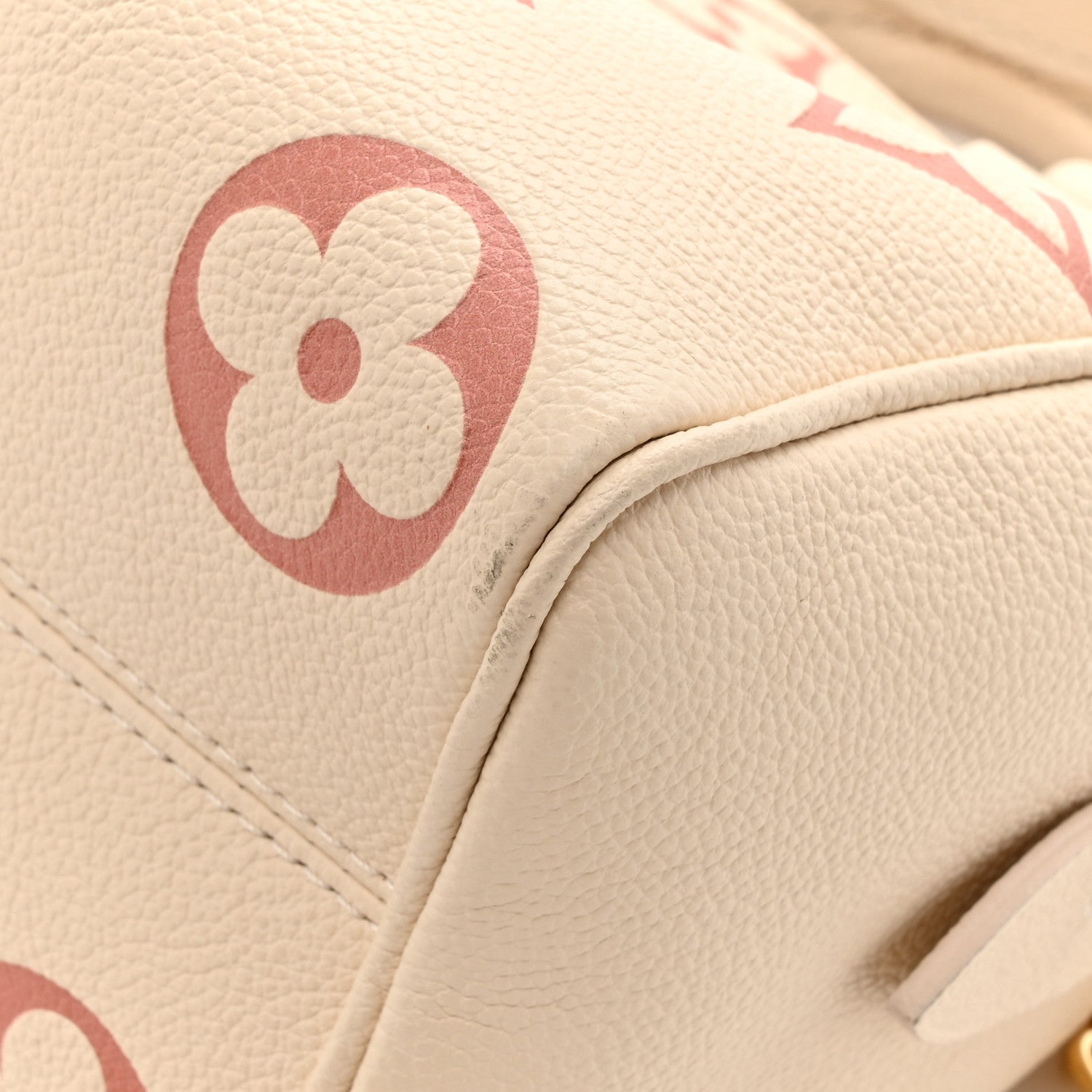 Louis Vuitton Empreinte Monogram Giant Speedy Bandouliere 20 Creme Rose Trianon 17 of 17