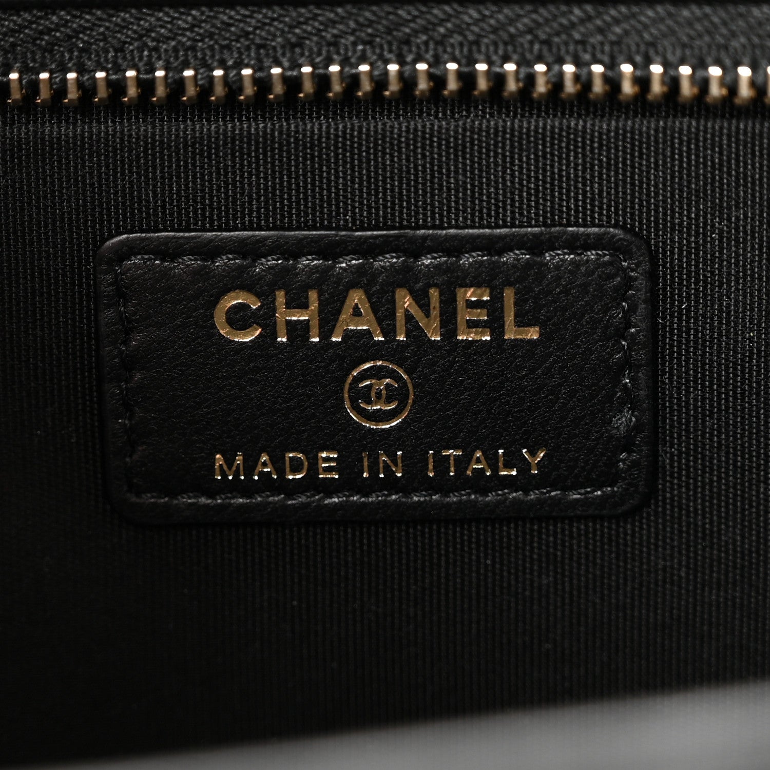 Chanel Lambskin Quilted Front Pocket Clutch With Chain Black 6 of 12