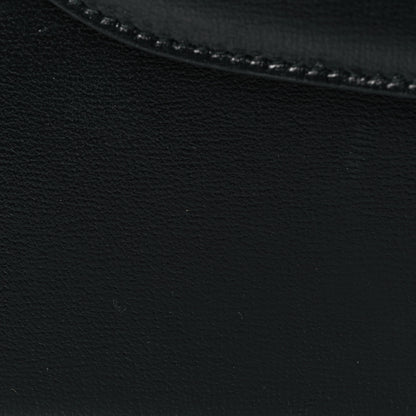 Gucci Textured Calfskin Medium Torchon GG Ring Shoulder Bag Black 14 of 18