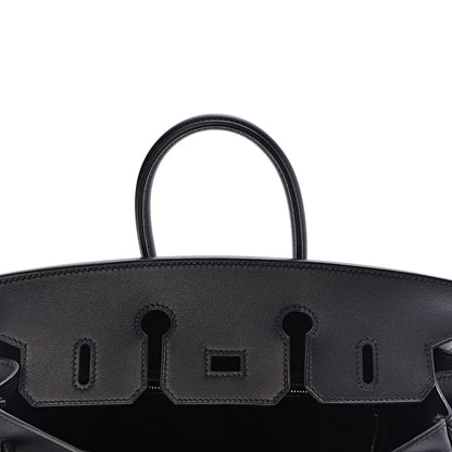 Hermes Veau Jonathan Birkin 25 Black 9 of 32