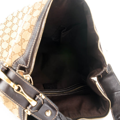 Gucci Monogram Medium Pelham Hobo Dark Brown 6 of 9