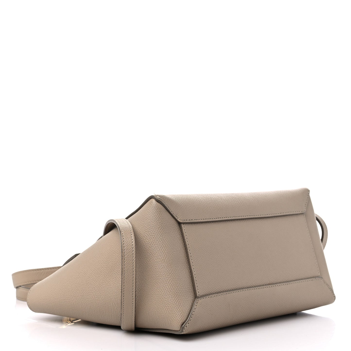 Grained Calfskin Mini Belt Bag Light Taupe