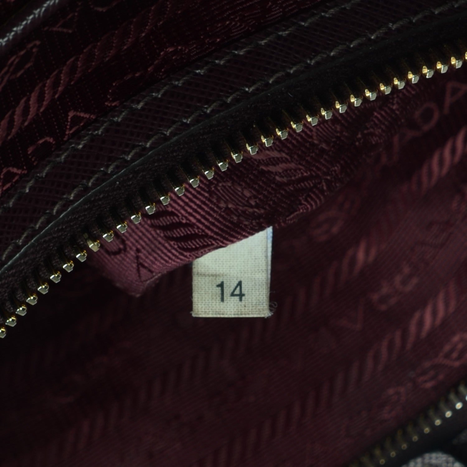 Prada Saffiano Lux Large Tote Bordeaux 8 of 9