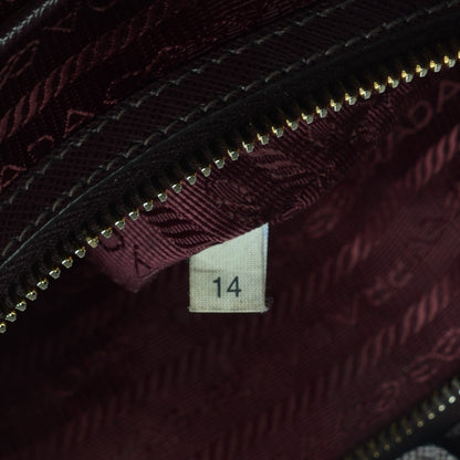 Prada Saffiano Lux Large Tote Bordeaux 8 of 9