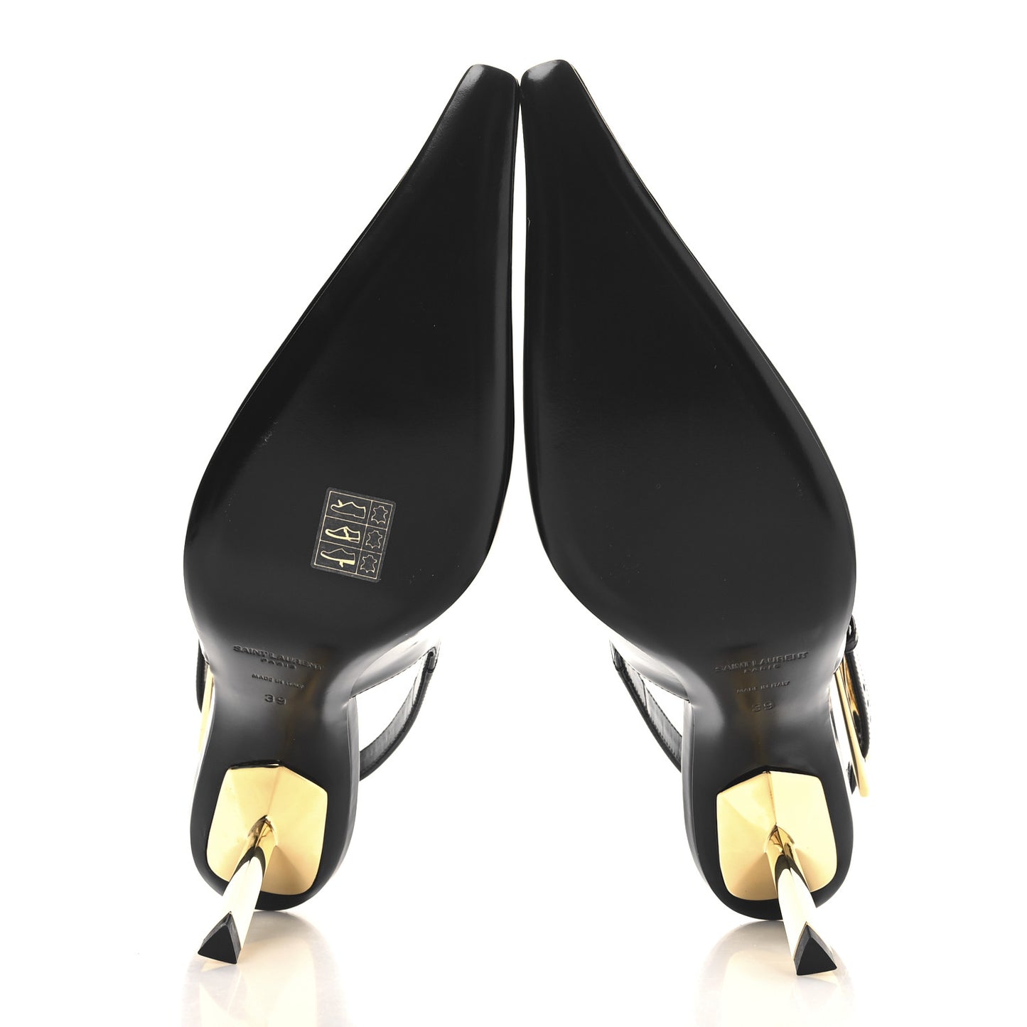 Vitello Marilyn Lee 75 Slingback Pumps 39 Black