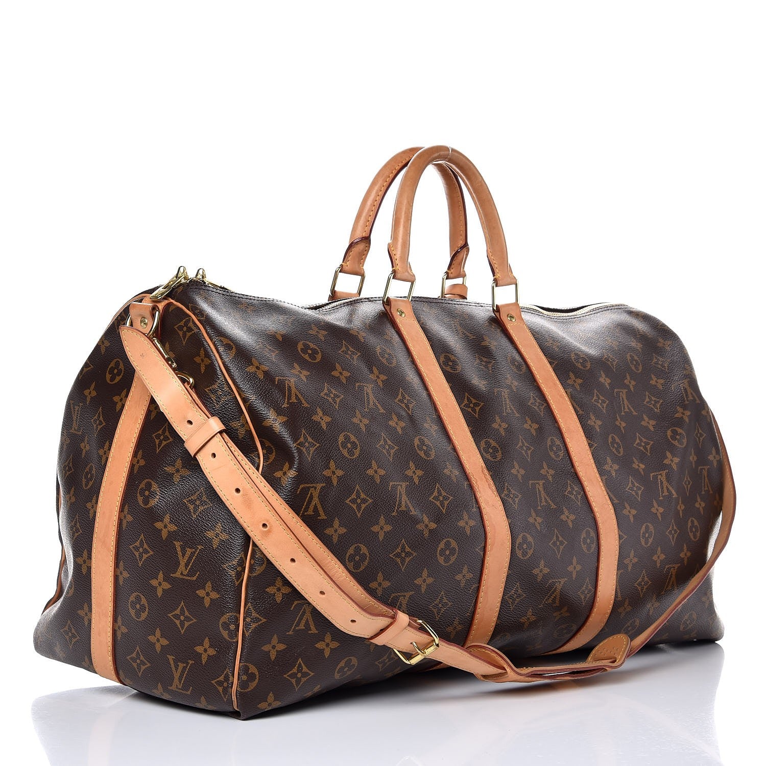 Louis Vuitton Monogram Keepall Bandouliere 55 3 of 16