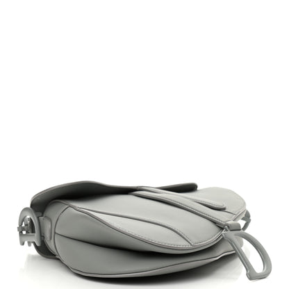 Christian Dior Ultra Matte Calfskin Saddle Bag Grey 3 of 9