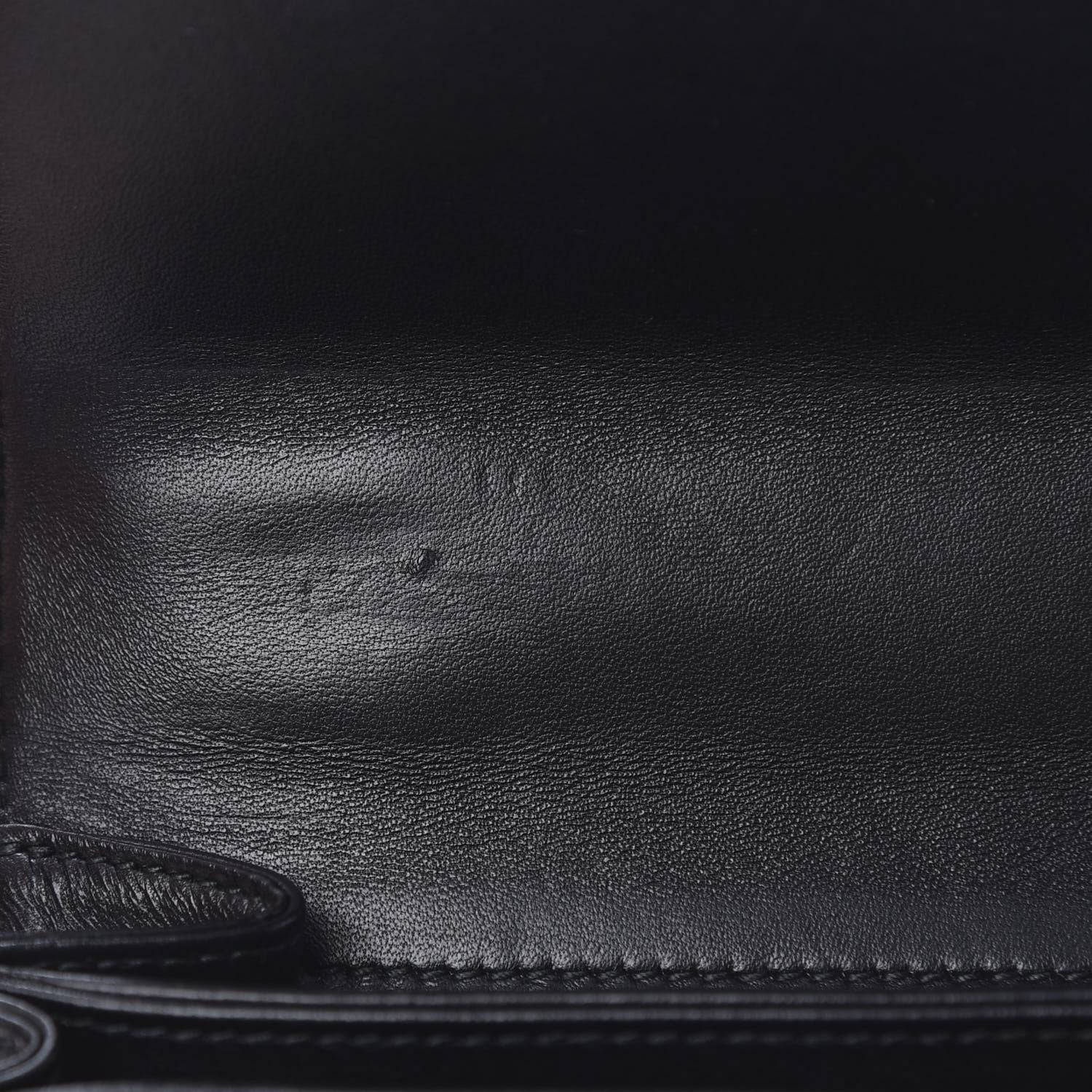 Christian Dior Lambskin Embroidered Tarot Pouch Clutch Black 8 of 9