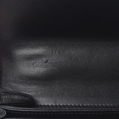 Christian Dior Lambskin Embroidered Tarot Pouch Clutch Black 8 of 9
