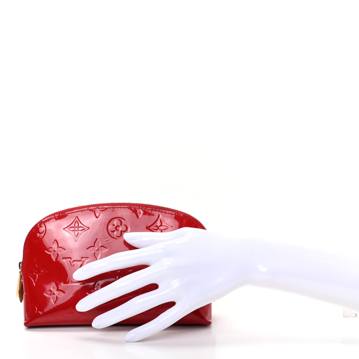 Louis Vuitton Vernis Cosmetic Pouch Cherry 2 of 9
