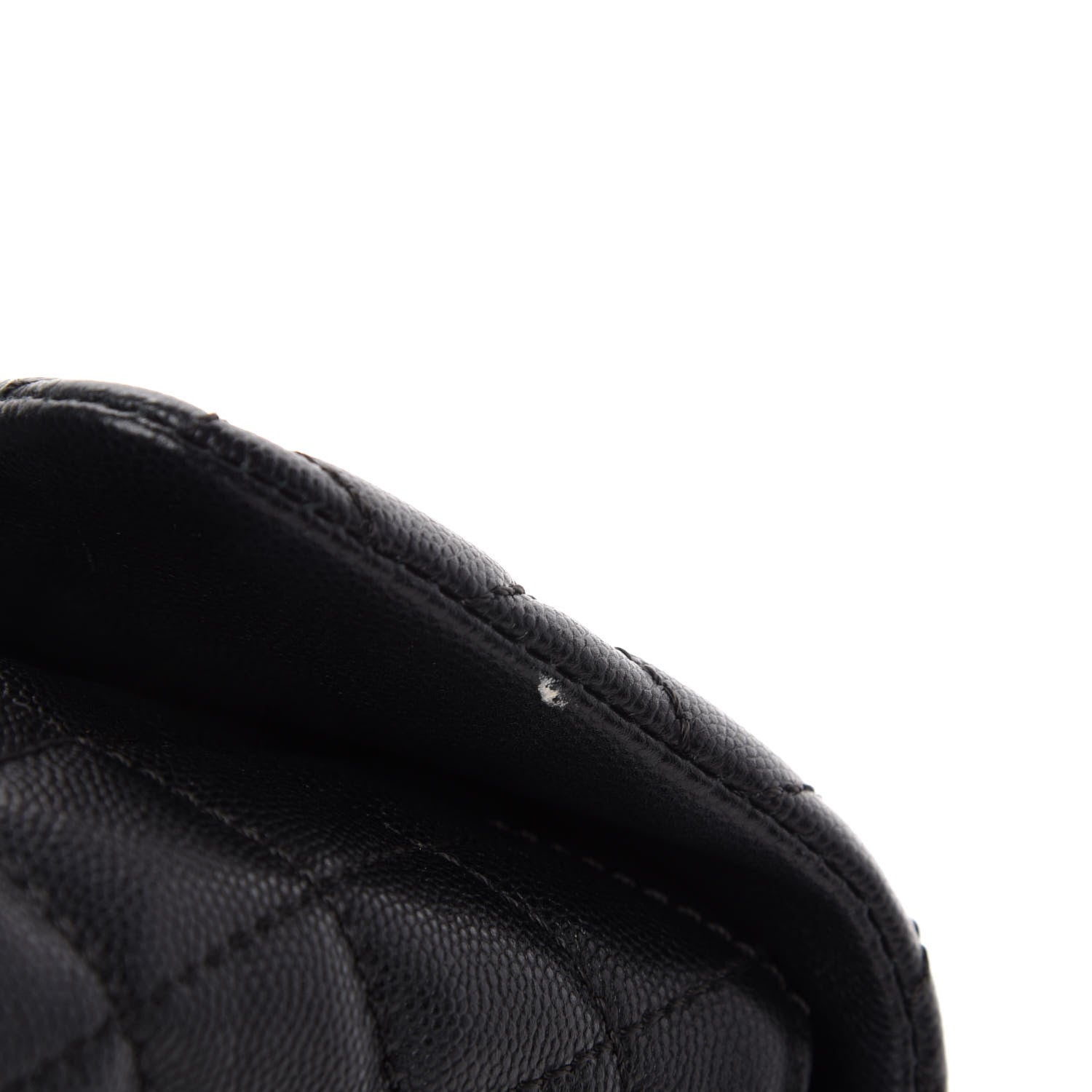 Chanel Caviar Lizard Quilted Small Coco Handle Flap Black 9 of 17