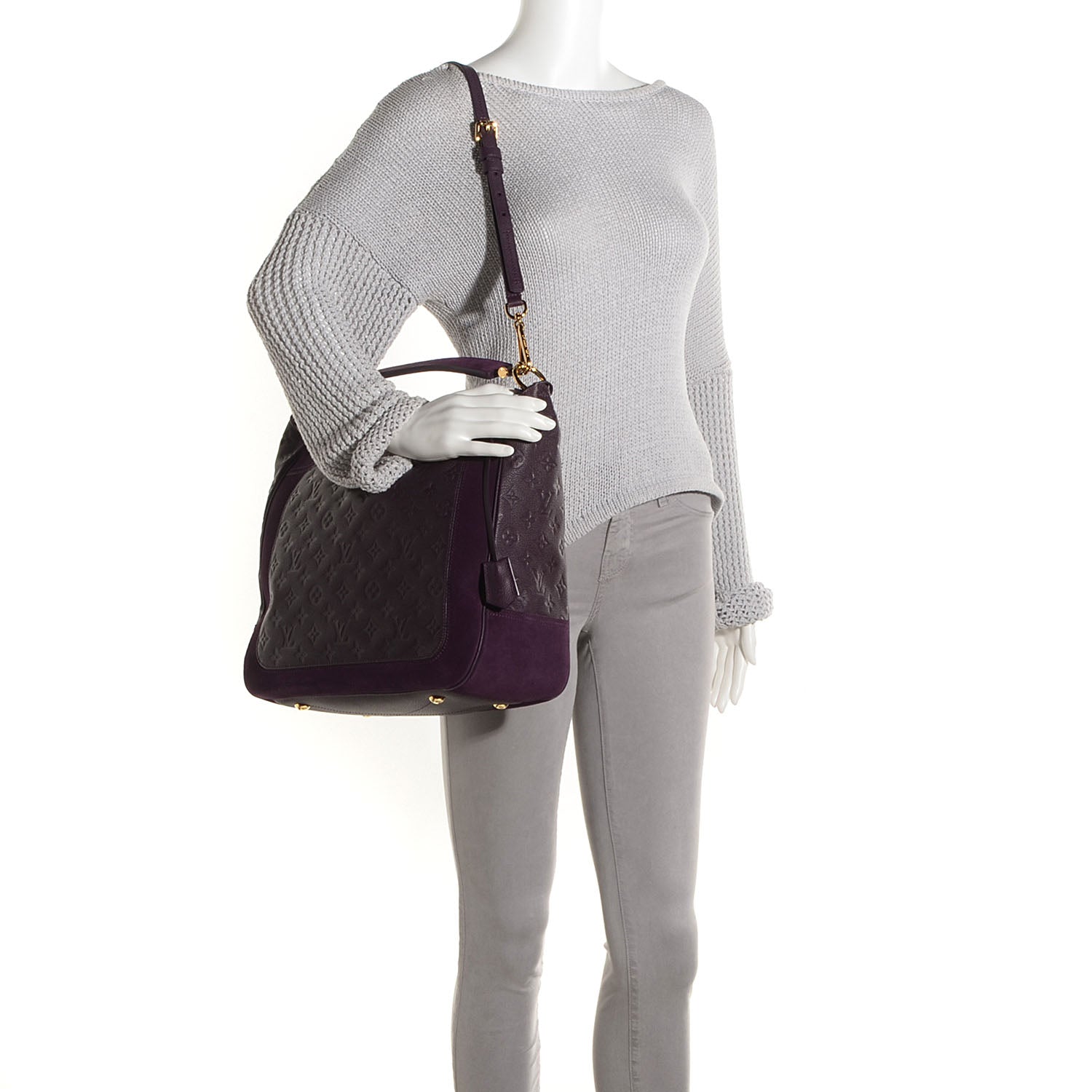 Louis Vuitton Empreinte Suede Audacieuse MM Aube 2 of 8