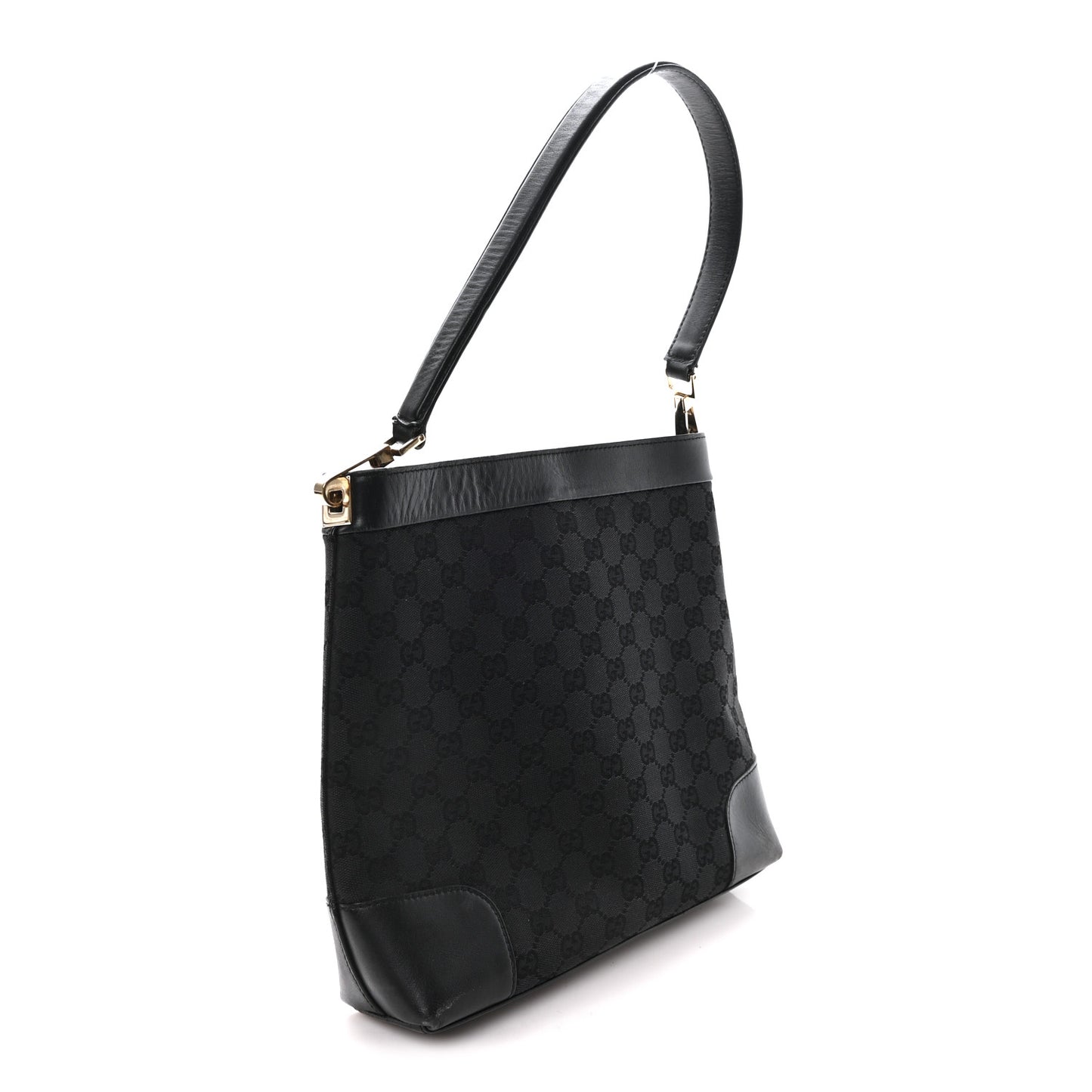 Monogram Shoulder Bag Black