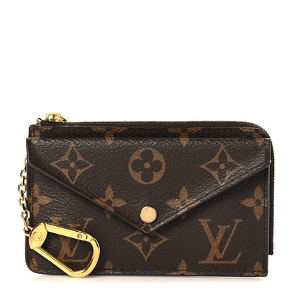 Louis Vuitton Monogram Recto Verso Card Holder Black 1 of 7