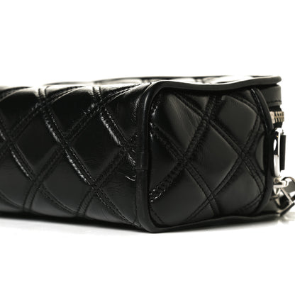 Marc Jacobs Natural Grain Calfskin Quilted The Softshot 21 Bag Black 10 of 14