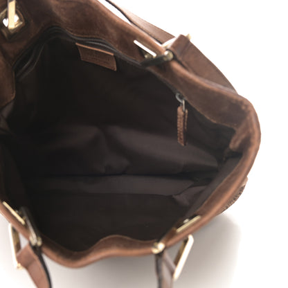 Gucci Monogram Small Bucket Tote Brown 5 of 21