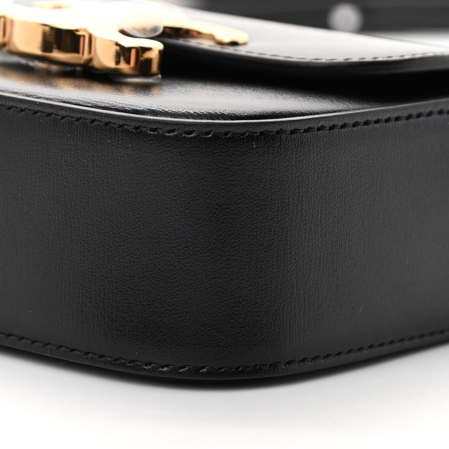 Shiny Calfskin Mini Triomphe Black