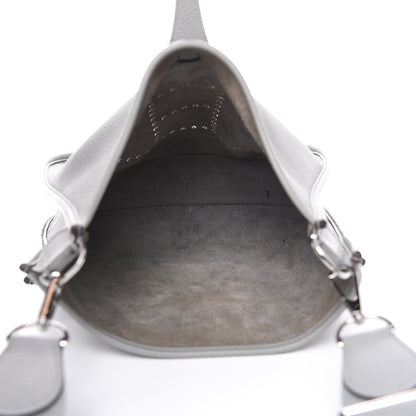 Hermes Taurillon Clemence Evelyne III PM Gris Mouette 5 of 17