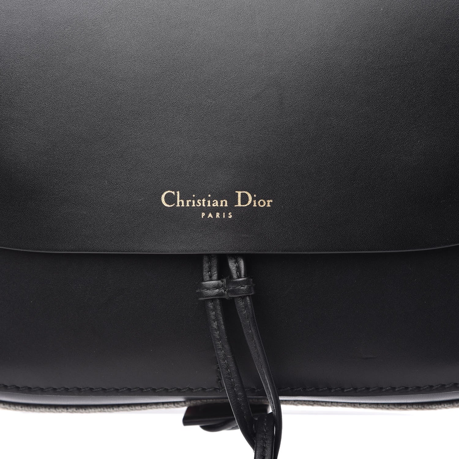 Christian Dior Calfskin Diorodeo Flap Bag Black 9 of 9