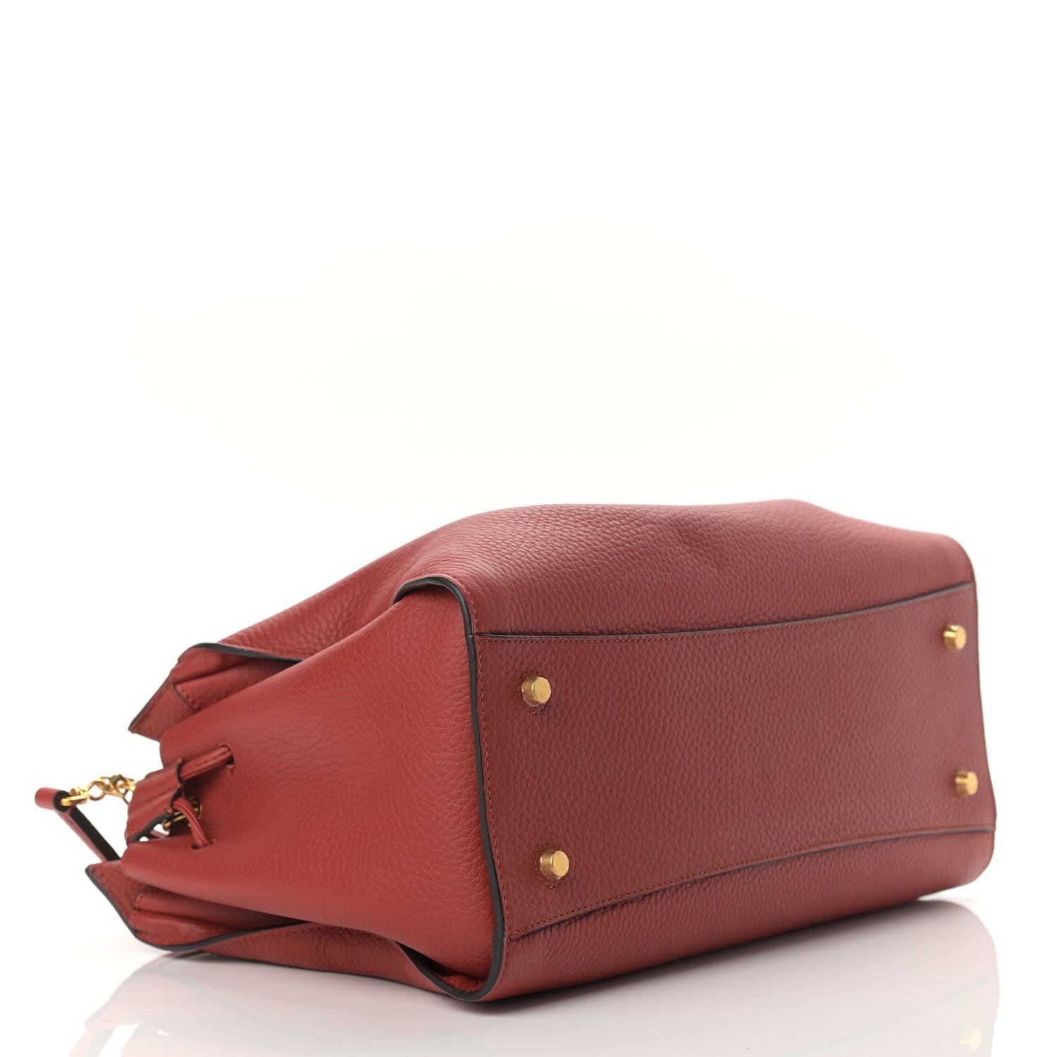 Mulberry Heavy Grain Iris Tote Rust 4 of 10