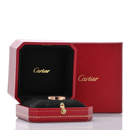 Cartier 18K Pink Gold 3.5mm LOVE Wedding Band Ring 57 8 5 of 5