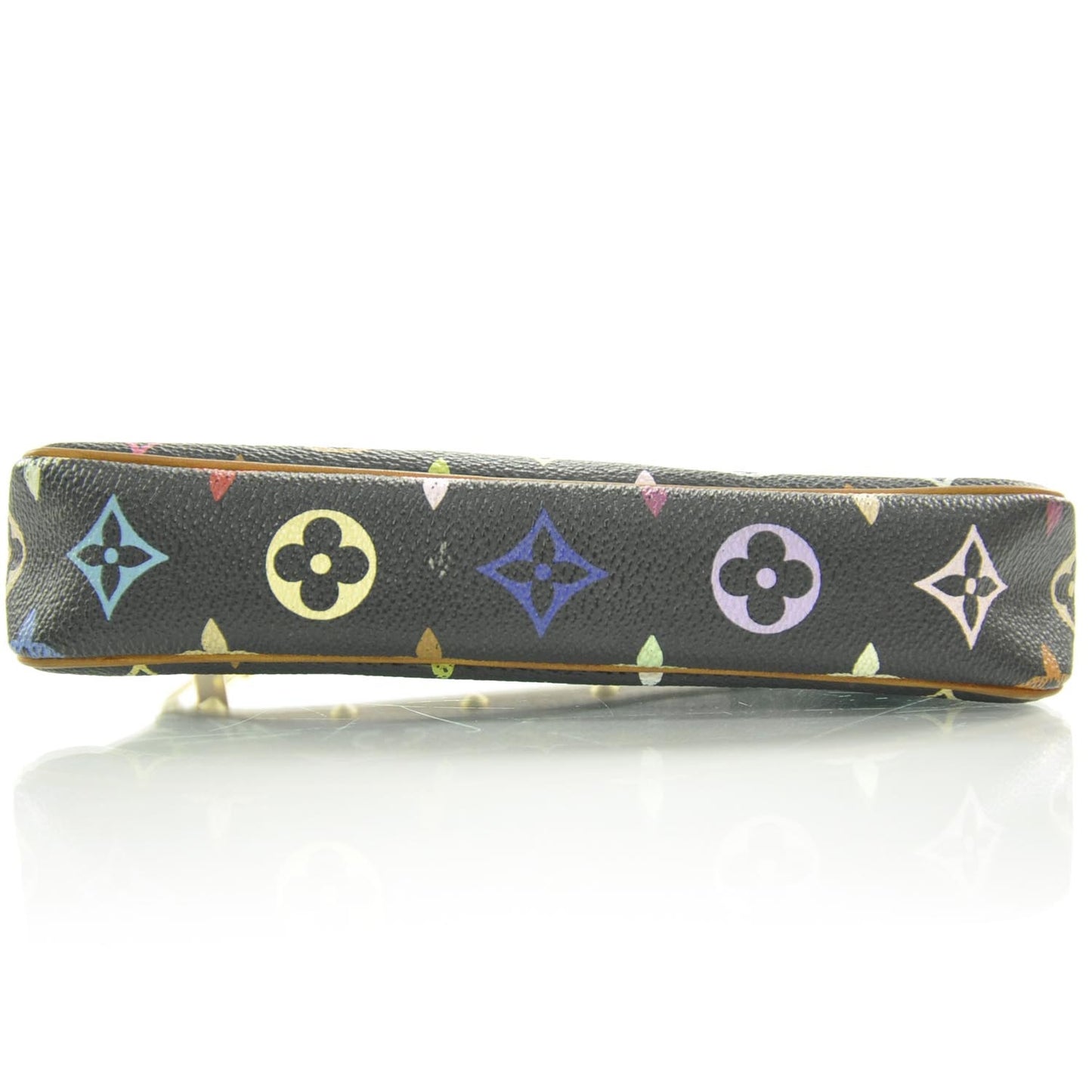 Monogram Multicolor Pochette Accessories Black