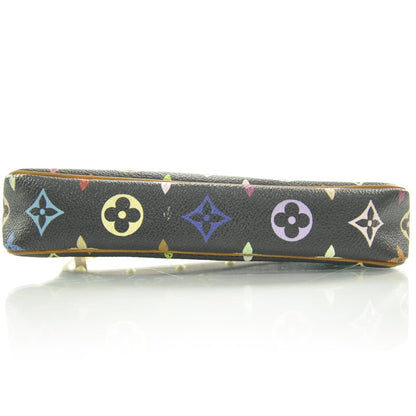 Louis Vuitton Monogram Multicolor Pochette Accessories Black 5 of 8