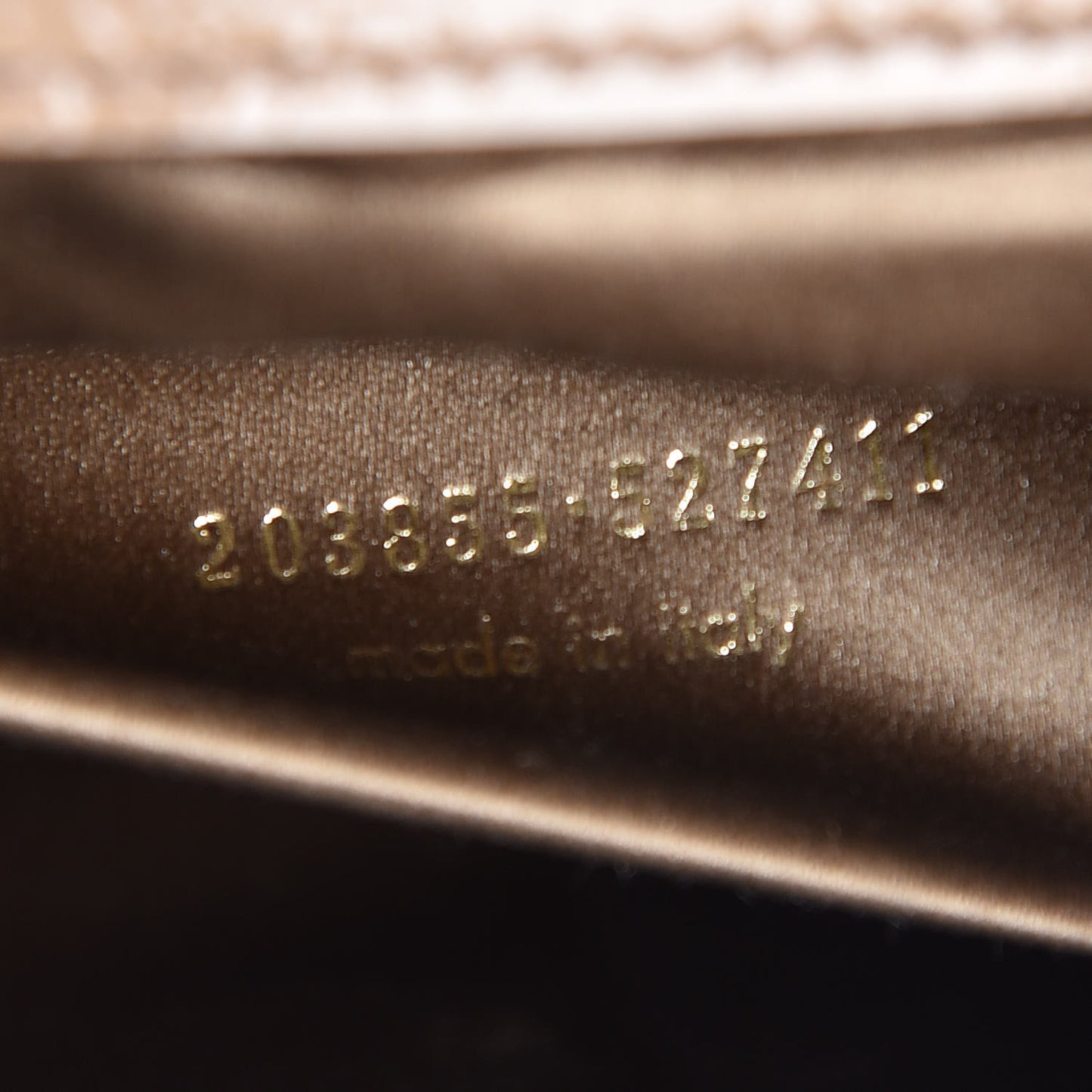 Textured Patent Calfskin Monogram Large Belle De Jour Clutch Beige