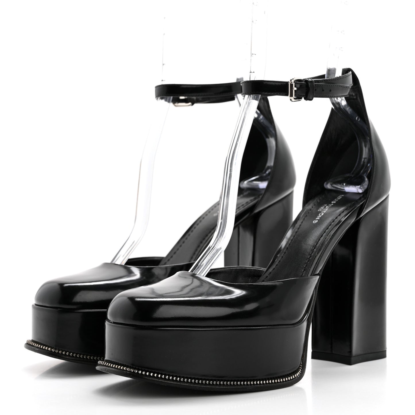 Patent Fame Platform Pumps 38.5 Black
