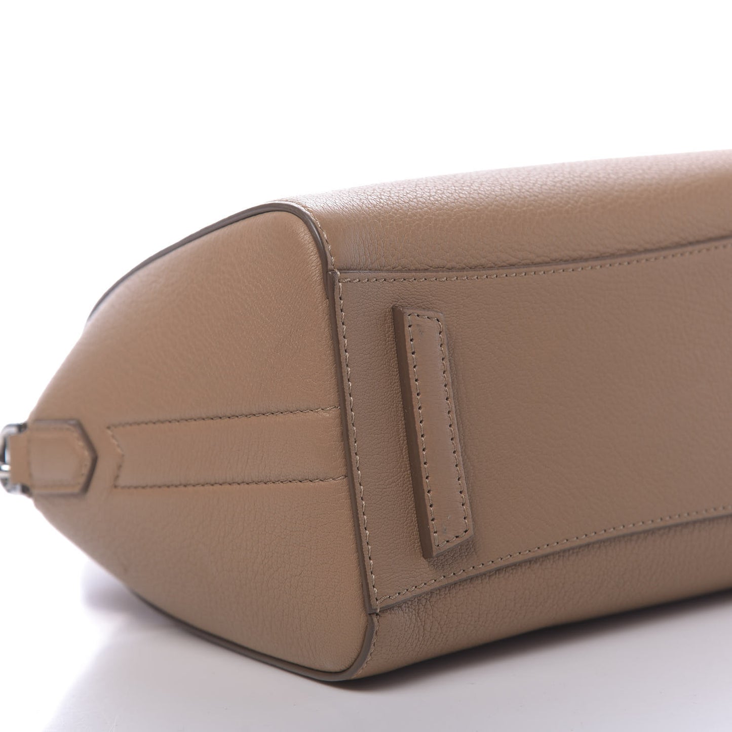 Sugar Goatskin Mini Antigona Light Beige