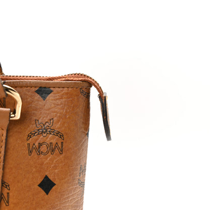 MCM Visetos Shoulder Bag Cognac 9 of 16