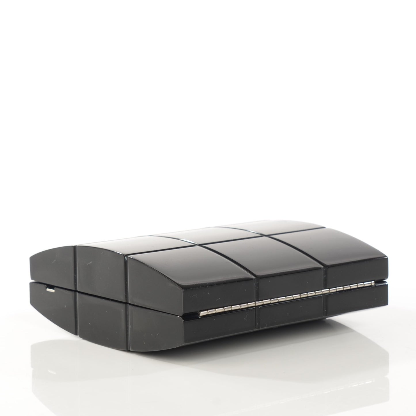 Lucite Miniaudiere Clutch Black