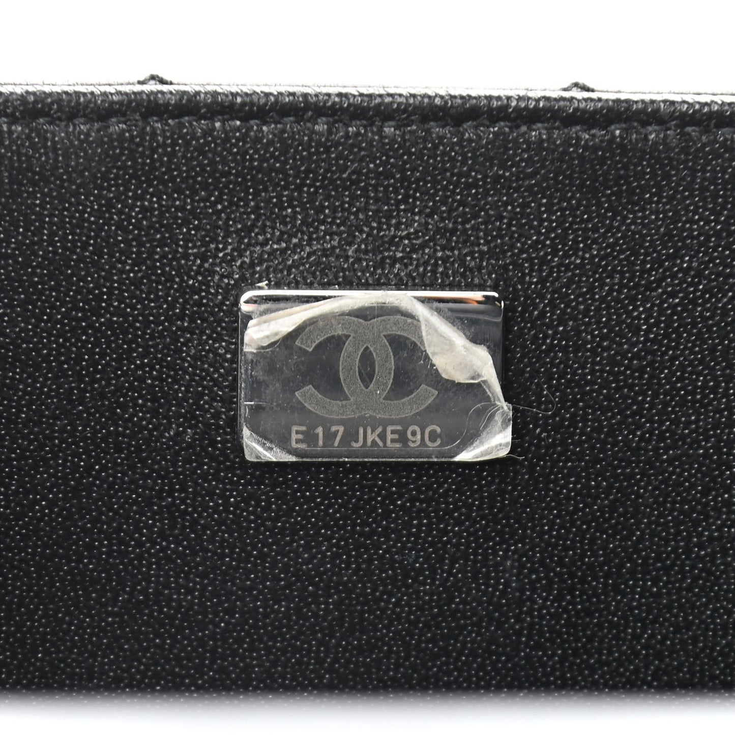 Lambskin Quilted Mini Rectangular Flap Black