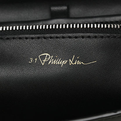 3.1 Phillip Lim Mini Embroidered Pashli Satchel White Black 6 of 9