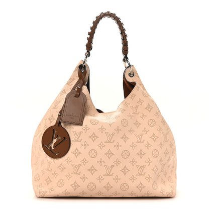 Louis Vuitton Mahina Carmel Hobo Creme 1 of 9