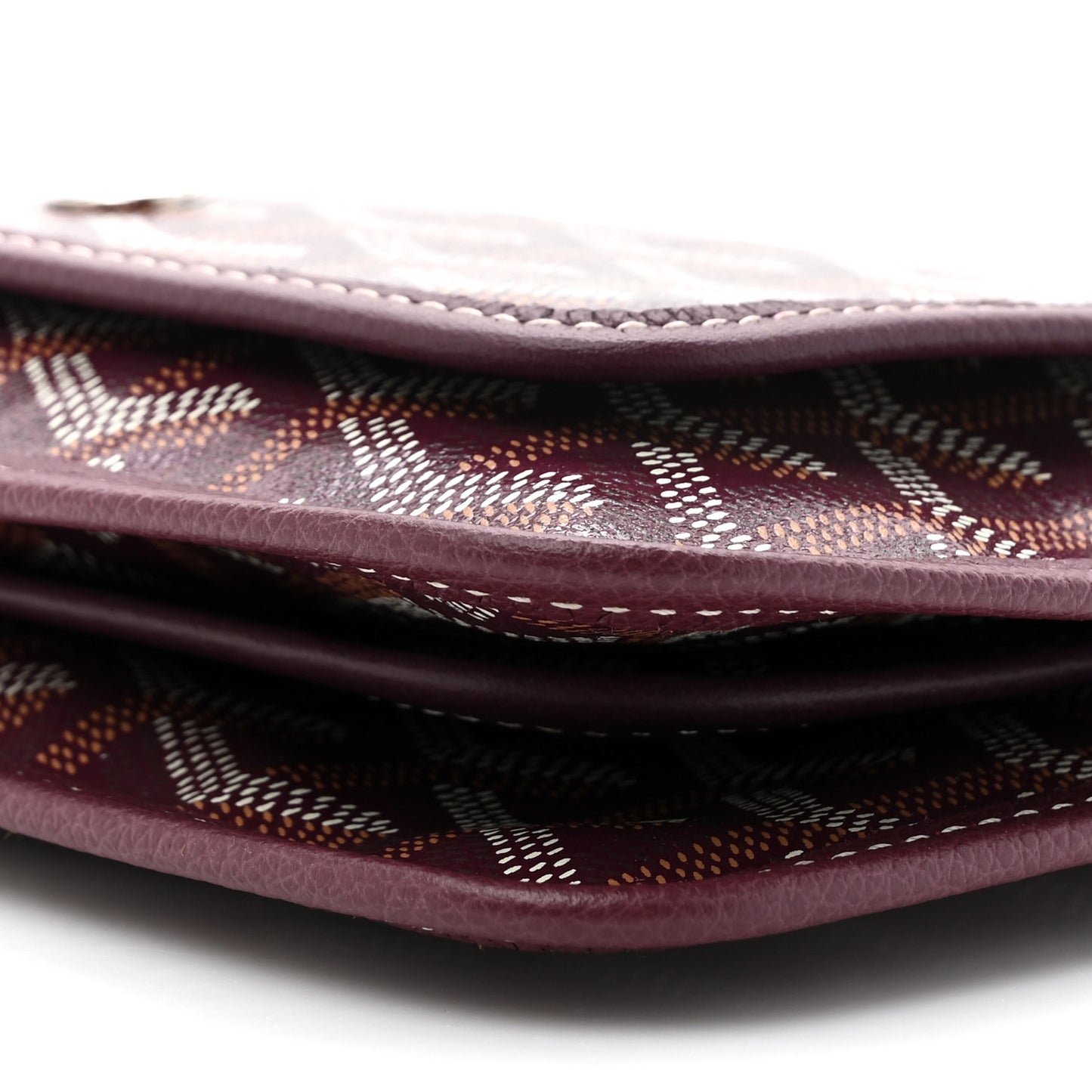 Goyardine Plumet Wallet Clutch Burgundy