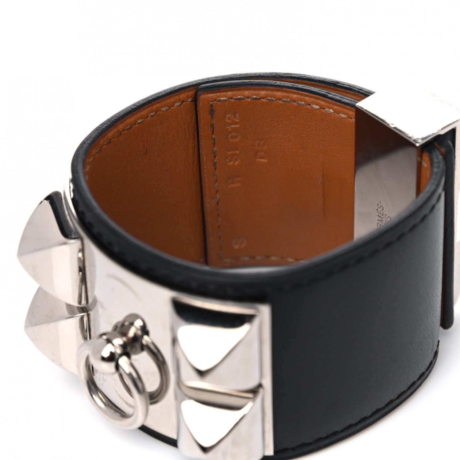 Hermes Box Collier De Chien CDC Bracelet S Black 5 of 5