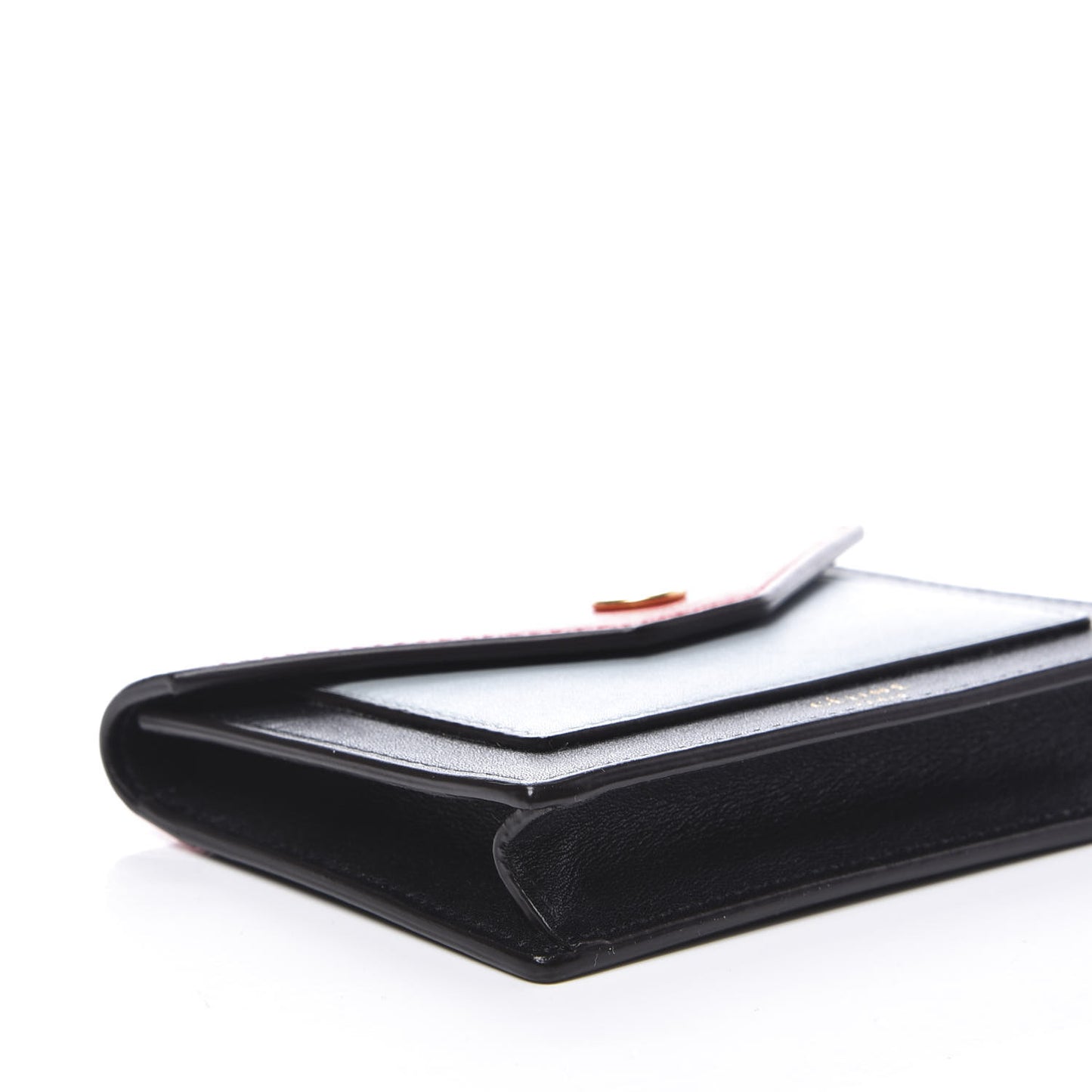 Liege Calfskin Tri-Color Pocket Card Holder